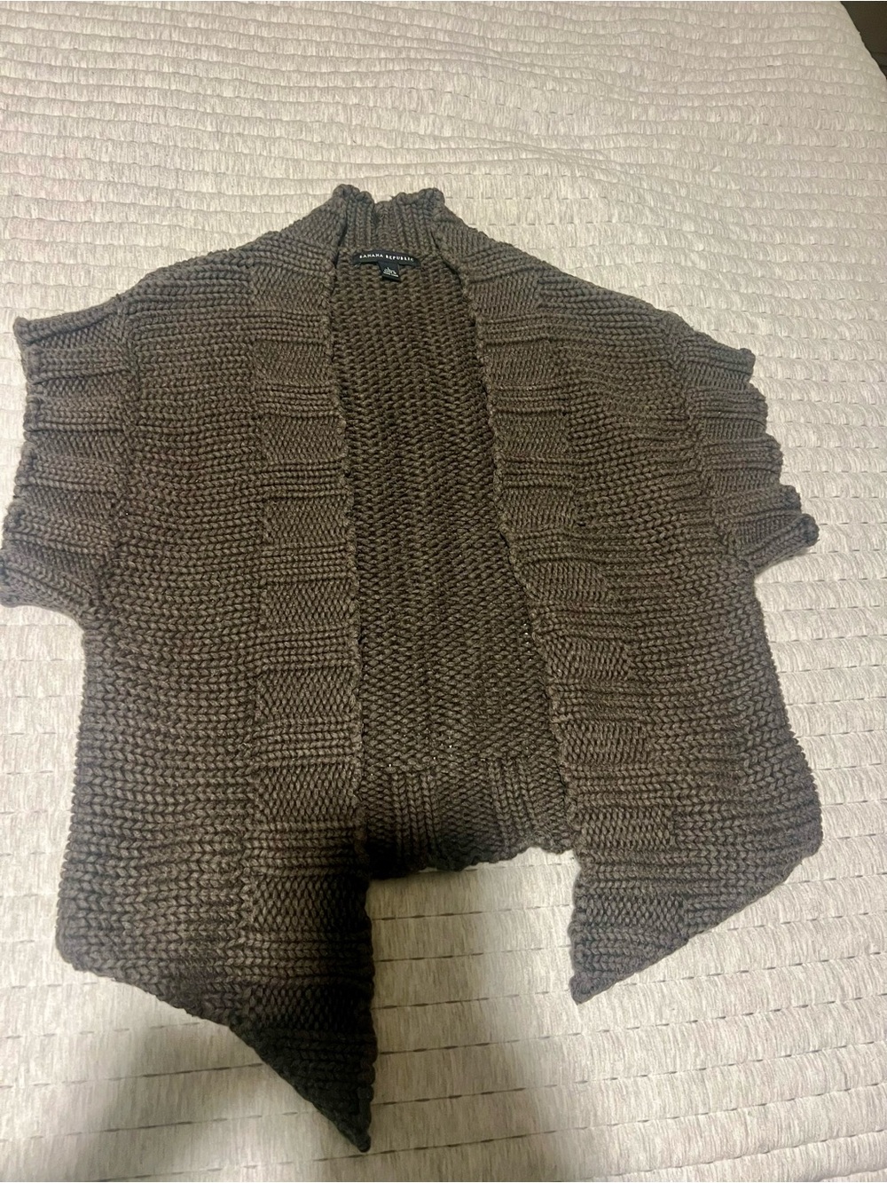 Banana Republic Knit Shrug in Gray Size Large